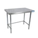 BK Resources CVTOB-3630 36" Stainless Steel Top - 38" Work Table 1 image