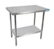 BK Resources SVT-7230 72" Stainless Steel Top 63" - Work Table 1 image