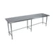BK Resources SVTOB-9630 96" Stainless Steel Top 85" - Work Table 1 image