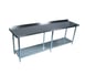 BK Resources VTTR-9630 96" Stainless Steel Top 85" - Work Table 1 image