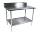 BK Resources VTTR5-4830 48" Stainless Steel Top 40" - Work Table 1 image