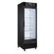 Bison Refrig BGF-26 27" 1 Glass Door Freezer Merchandiser in Black, 13 cu. ft. 1 image