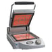 Cadco CPG-10FC(120) 13" Single Glass/Ceramic Clamshell Grill w/ Smooth Clear Plates, 120V 1 image
