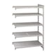 Cambro CPA243672V5480 Camshelving® Premium 5-Shelf Vented Add On Shelving Unit - 24" x 36" x 72" 1 image