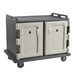 Cambro MDC1418S20191 Granite Gray 20 Tray Insulated Meal Delivery Cart 1 image