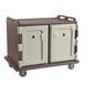 Cambro MDC1520S20194 Granite Sand 20 Tray Meal Delivery Cart for 15" x 20" Trays 1 image
