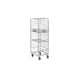 Channel 401A, 20 Pan End Load Bun / Sheet Pan Rack w/ 3" Bottom Load Slides, Aluminum  1 image