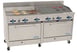 Comstock-Castle F33033-36-3RB 72" Gas Restaurant Range w/ (1) 36" Griddle, (1) 36" Charbroiler, (1) Standard Oven, (1) Cabinet Base, 192.000 BTU 1 image