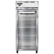 Continental Refrigerator 1FXSNSSGD 36" One Section Reach-In Freezer w/ Glass Door, All Stainless Steel, 26 cu. ft. 1 image