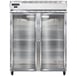 Continental Refrigerator 2FENGD 57" Two Section Reach-In Freezer w/ 2 Glass Doors, 50 cu. ft. 1 image