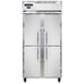 Continental Refrigerator 2FSENSSHD 36" Two Section Reach-In Freezer w/ 4 Half Solid Doors, All Stainless Steel, 30 cu. ft. 1 image