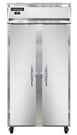 Continental Refrigerator 2RSESNSA 36" Two Section Reach-In Refrigerator w/ 2 Solid Doors, Stainless Steel Exterior, 24 cu.ft. 1 image