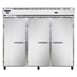 Continental Refrigerator 3RFFENSA 85" 3-Section Reach-In Refrigerator/Freezer Combo w/ 3 Solid Doors 1 image