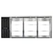 Continental Refrigerator BB79NGDPT Pass-Thru Back Bar Cooler w/ 28 Cu Ft, 6 Glass Doors, 79"W 1 image