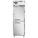 Continental Refrigerator D1RNSSHD 26" One Section Reach-In Refrigerator w/ 2 Half Solid Doors, All Stainless Steel, 21 cu. ft. 1 image