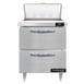 Continental Refrigerator D27N8-D 27" One Section Sandwich / Salad Prep Table w/ 2 Drawers, 8 Pans 1 image