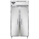 Continental Refrigerator D2RSEN 36" Two Section Reach-In Refrigerator w/ 2 Solid Doors, Stainless Steel Front Aluminum Exterior, 32 cu. ft. 1 image