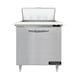 Continental Refrigerator D32N8C 32" One Section Sandwich / Salad Prep Table w/ 1 Door, 8 Pans 1 image