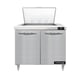Continental Refrigerator D36N12M 36" Mega Top Sandwich Prep Table w/ 2 Doors, 12 pans 1 image
