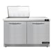 Continental Refrigerator D48N12M-FB 48" Mega Top Sandwich Prep Table w/ 2 Doors, 12 pans 1 image