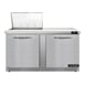 Continental Refrigerator D60N12M-FB 60" Mega Top Sandwich Prep Table w/ 2 Doors, 12 pans 1 image
