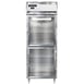 Continental Refrigerator D1FESNSSGDHD 28" One Section Reach-In Freezer w/ 2 Half Glass Doors, All Stainless Steel, 18 cu. ft. 1 image