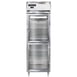 Continental Refrigerator D1FSNSSGDHD 26" One Section Reach-In Freezer w/ 2 Glass Half Doors, All Stainless Steel, 16 cu. ft. 1 image