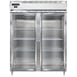 Continental Refrigerator D2FENGD 57" Two Section Reach-In Freezer w/ 2 Glass Doors, 52 cu. ft. 1 image