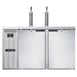 Continental Refrigerator KC59NSS 59" Draft Beer Cooler w/ 3 Kegs, 22.0 cu. ft., 2 Single-Tap Towers 1 image