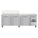 Continental Refrigerator RA93N12 93" Sandwich / Salad Prep Table w/ 4 Doors, 12 Pans 1 image