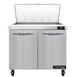 Continental Refrigerator SW36N15M 36" Mega Top Sandwich Prep Table w/ 2 Doors, 15 pans 1 image