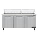Continental Refrigerator SW72N18C 72" Sandwich / Salad Prep Table w/ 3 Doors, 18 Pans 1 image