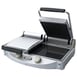 Cadco CPG-20 24" Double Glass/Ceramic Panini Grill, Grooved Top and Smooth Bottom Plates, 208/240V 1 image