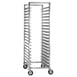 Cres Cor 2071820 20 Pan End Load Full Height Mobile Aluminum Sheet Pan Rack w/ 3" Bottom Load Slides 1 image