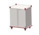 Carter-Hoffmann PTDST18 Stainless Steel Two Doors Performance Patient Tray Cart, (18) Tray  1 image