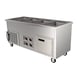 Delfield SFW-6-NU 138" Hot/Cold/Freezer Serving Counter, (6) Hot or Cold Food Wells 1 image