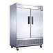 Dukers Appliance Co D55F 55" Two Section Reach-In Freezer w/ 2 Solid Doors, Bottom Mount, 41 cu. ft. 1 image