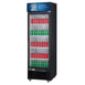 Dukers Appliance Co DSM-15R 27" One Glass Door Merchandiser Refrigerator in Black, 14.7 cu. ft. 3 image