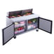 Dukers Appliance Co DSP60-16-S2 60" Two Section Sandwich/Salad Prep Table w/ 2 Doors, 16 Pans 2 image