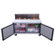 Dukers Appliance Co DSP60-16-S2 60" Two Section Sandwich/Salad Prep Table w/ 2 Doors, 16 Pans 3 image