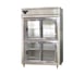 Continental Refrigerator D2RNSSSGDHD 52" Two Section Reach-In Refrigerator w/ 4 Sliding Half Glass Doors, All Stainless Steel, 50 cu. ft. 1 image
