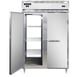 Continental Refrigerator DL2RF-PT Pass-Thru Refrigerator Freezer w/ 2 Sections, Solid Full Doors 1 image