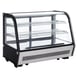DoughXpress DXP-REF35 35" Full Service Countertop Refrigerated Display Case with Sliding Glass Door, 2 Shelves - 160 w 1 image
