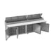 Beverage-Air DP119HC 119" Four Section Refrigerated Pizza Prep Table w/ 4 Doors, 42 cu. ft. 3 image