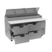 Beverage Air DPD67HC-4 67" Two Section Refrigerated Pizza Prep Table w/ 4 Drawers, 20.7 cu. ft. 3 image