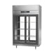 Victory DRS-2D-S1-PT-LD-HC 52" Two Section Pass-Thru Refrigerator w/ 4 Glass Sliding Full Doors, Stainless Steel, 48.5 cu ft 3 image
