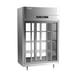 Victory DRS-2D-S1-PT-LD-HC 52" Two Section Pass-Thru Refrigerator w/ 4 Glass Sliding Full Doors, Stainless Steel, 48.5 cu ft 4 image