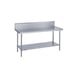 Duke 314S-36132-10R Stainless Steel Top 121" - 132" Work Table 1 image