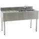 Eagle Group B4L-2-18 48" Underbar Sink Units 1 image