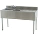Eagle Group B4R-2-18 48" Underbar Sink Units 1 image